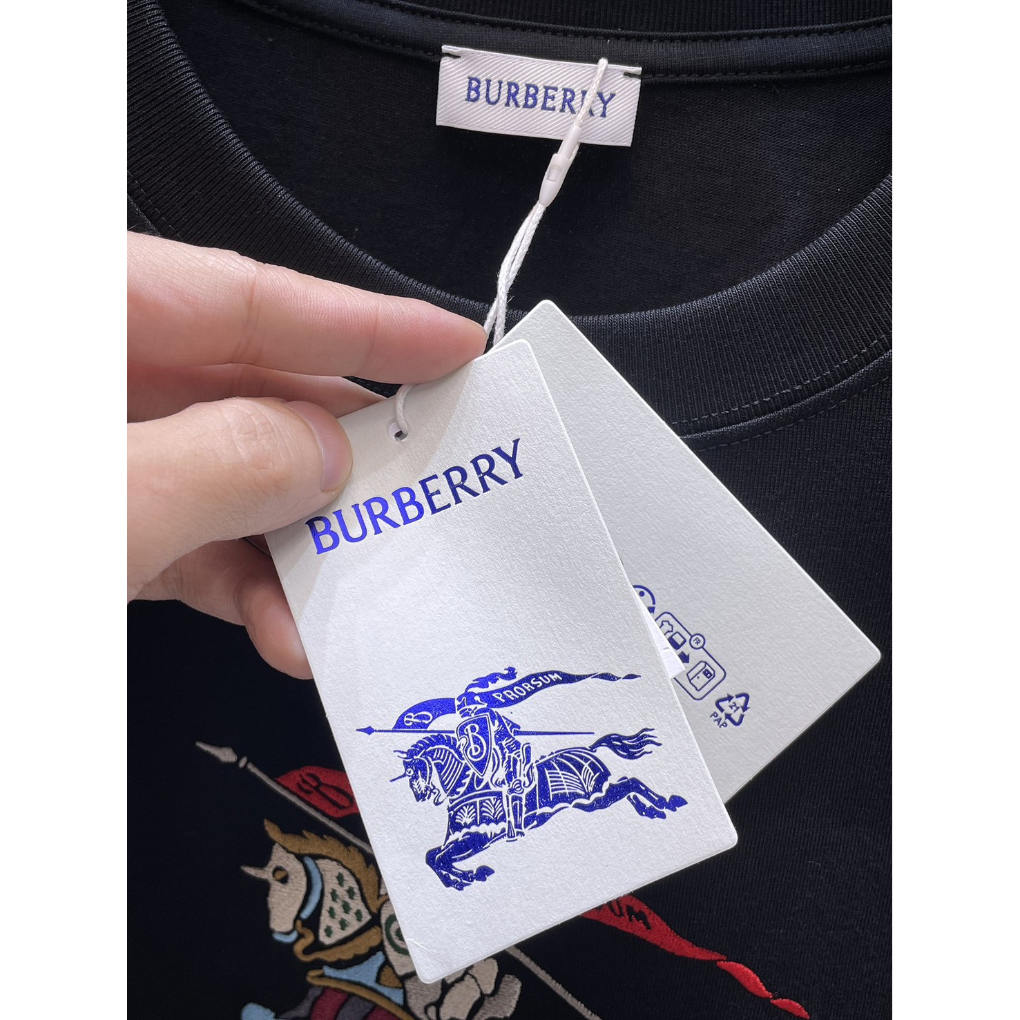 <p>BURBERRY 长袖T恤(黑)</p>
