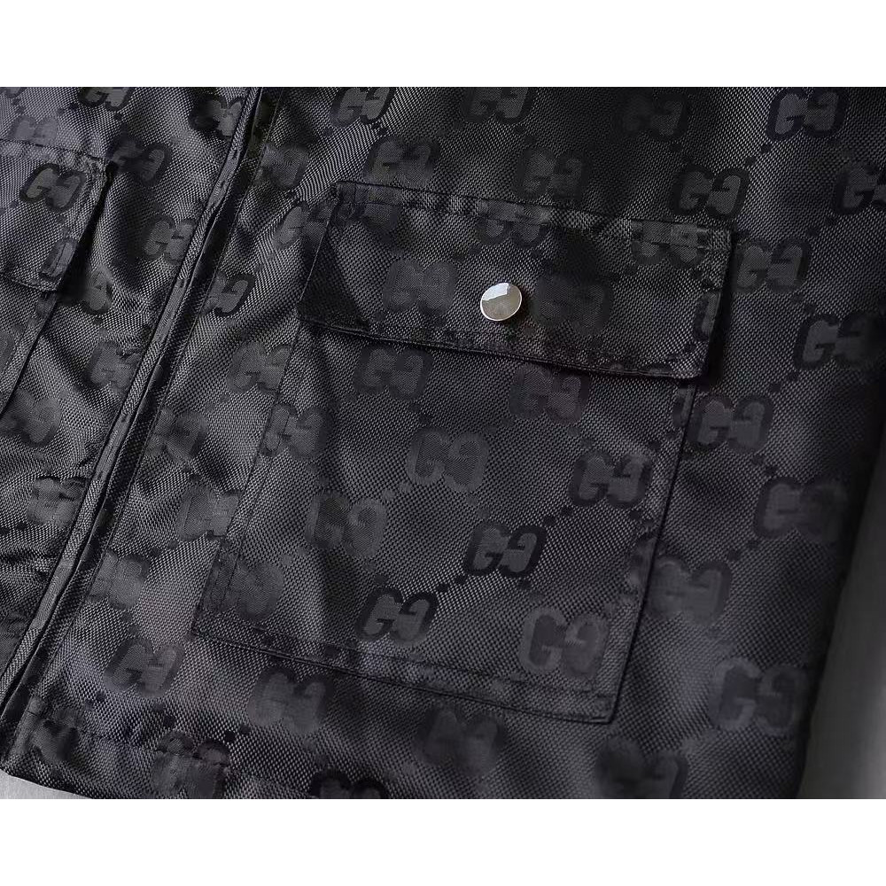 <p>GUCCI 男士夹克外套(黑)</p>