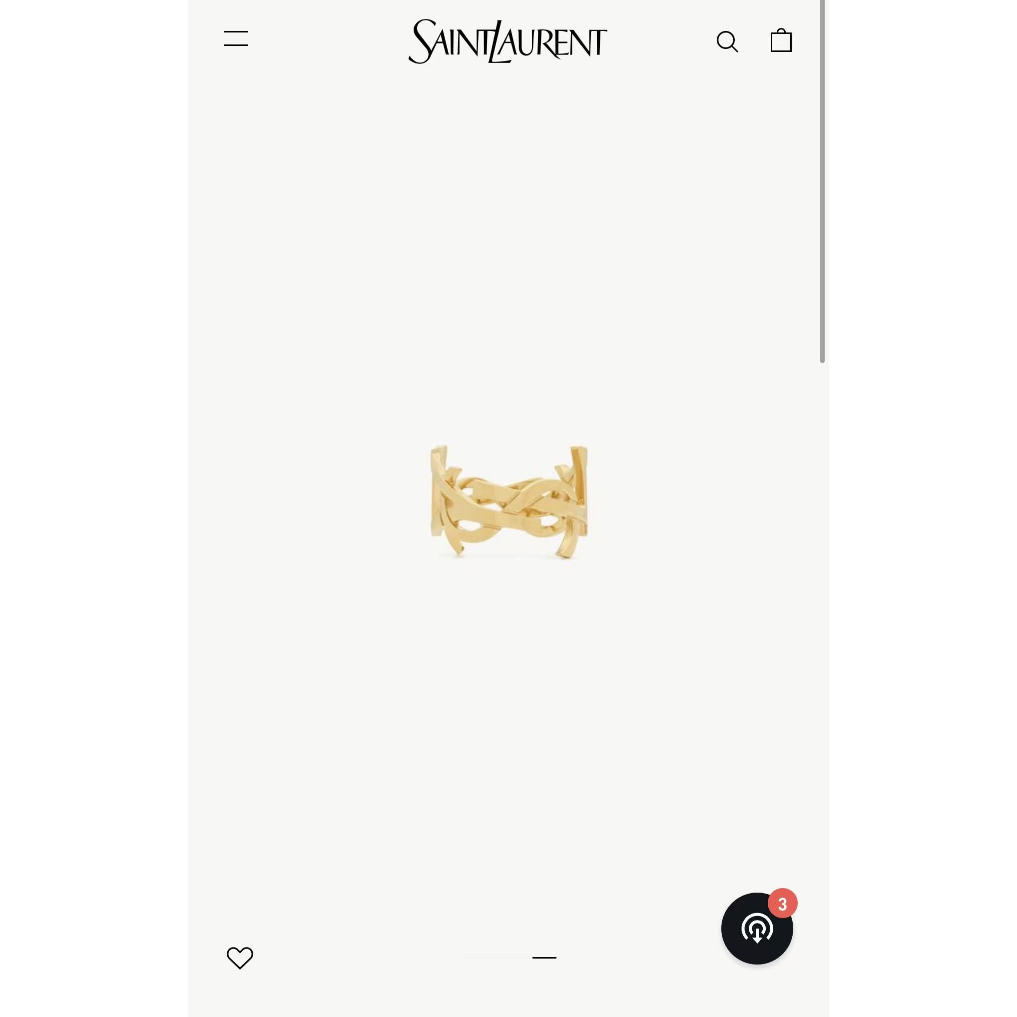 <p>YSL&nbsp;戒指</p>