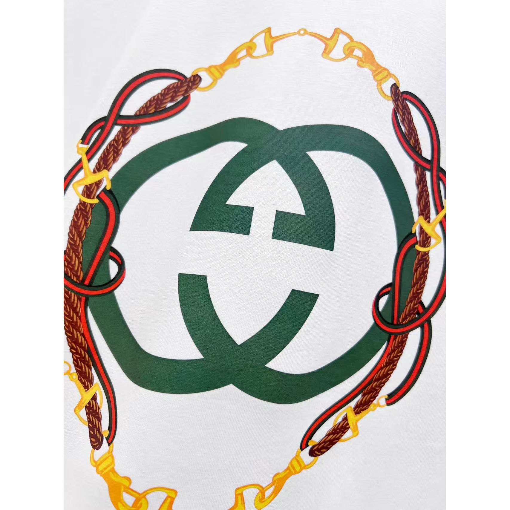 <p>Gucci 纯棉短袖T恤(白)</p>