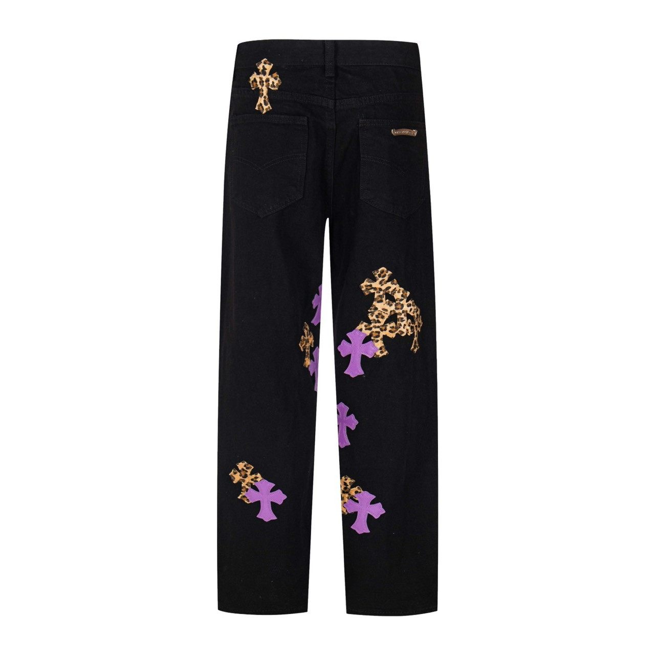 <p>CHROME HEARTS 黑裤牛仔骚紫豹纹爆款牛仔裤(1798#)</p>

<p>&nbsp;</p>