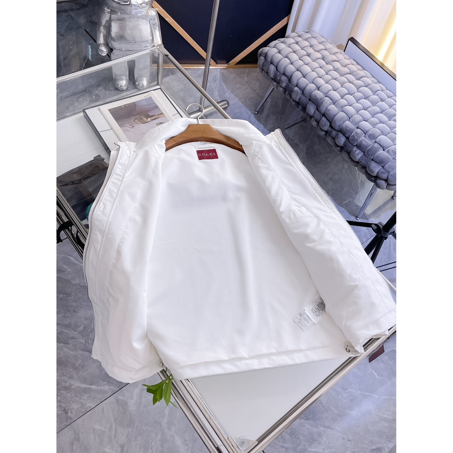 <p>GUCCI 男士夹克外套(白)</p>