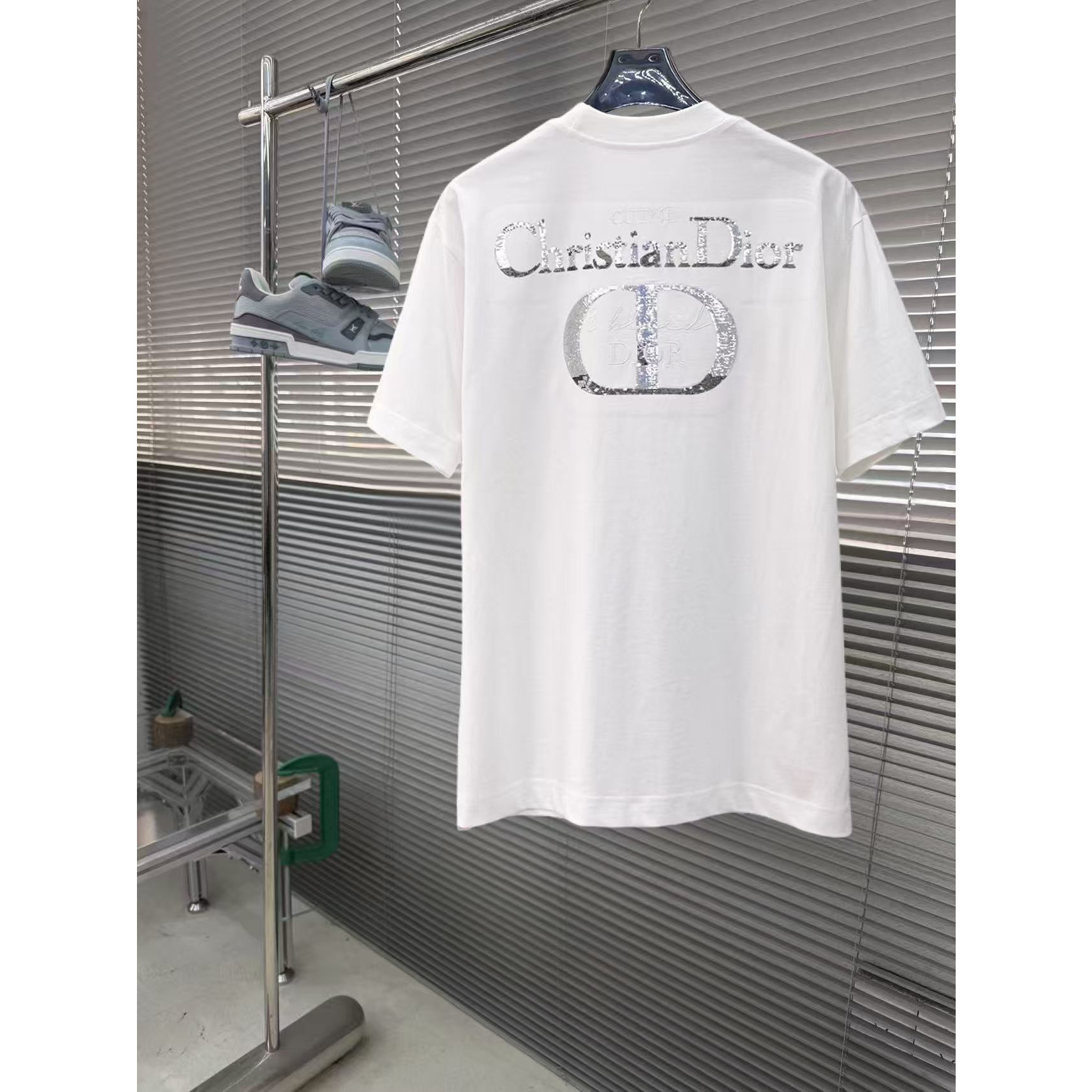 <p>DIOR 专柜新款短袖T恤(白)</p>