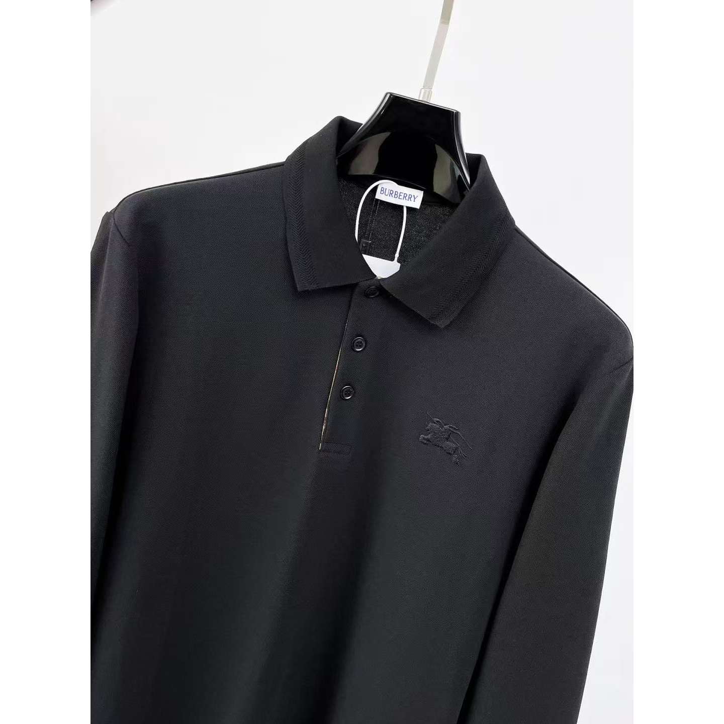 <p>BURBERRY 长袖Polo衫(黑)</p>