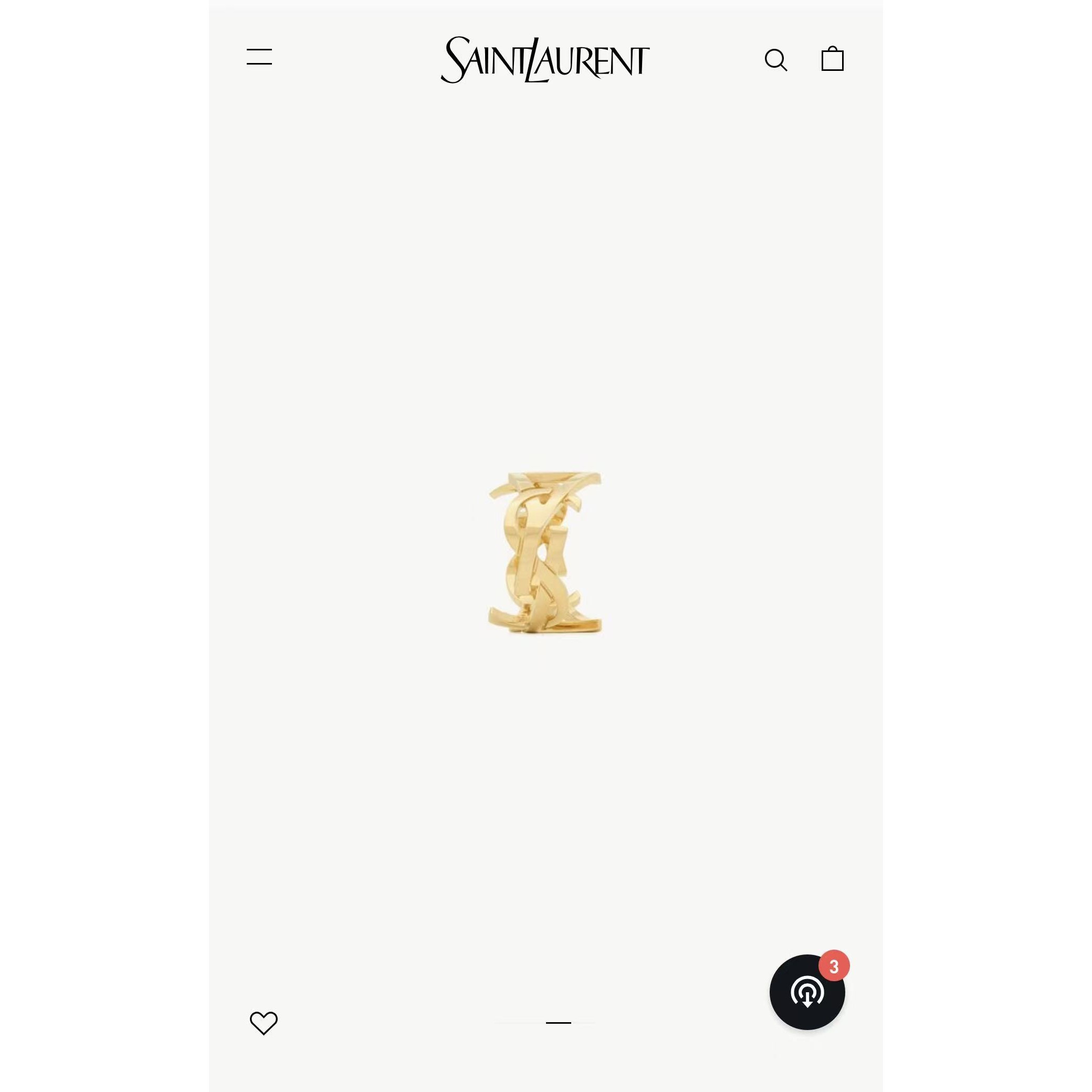 <p>YSL&nbsp;戒指</p>