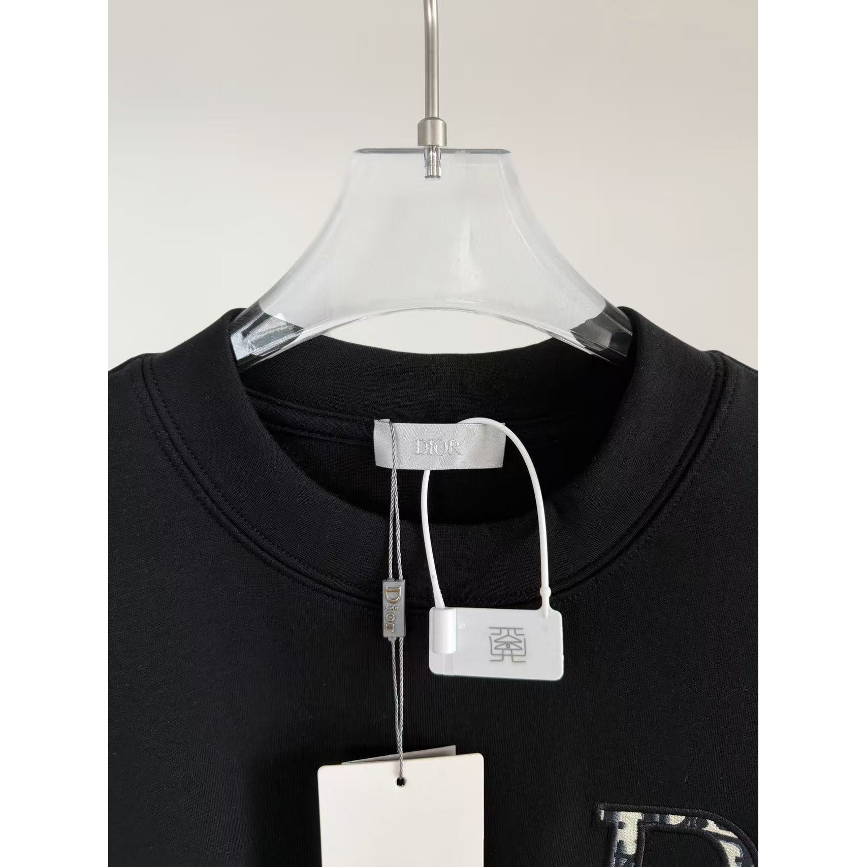 <p>DIOR&nbsp;刺绣短袖T恤(黑)</p>