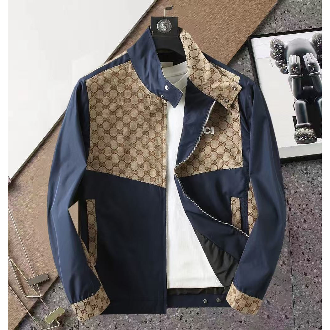 <p>GUCCI 男士夹克外套(800874)</p>