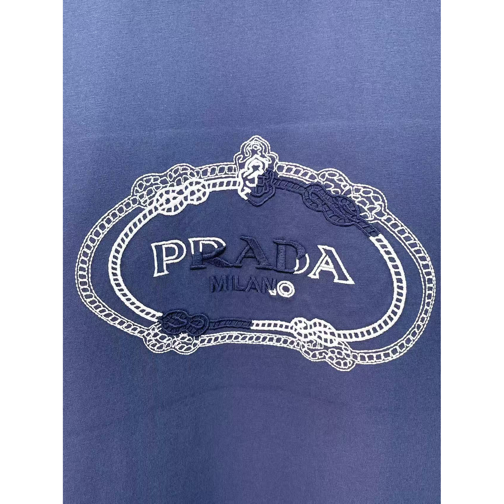<p>PRADA 专柜新款短袖T恤(藍)</p>