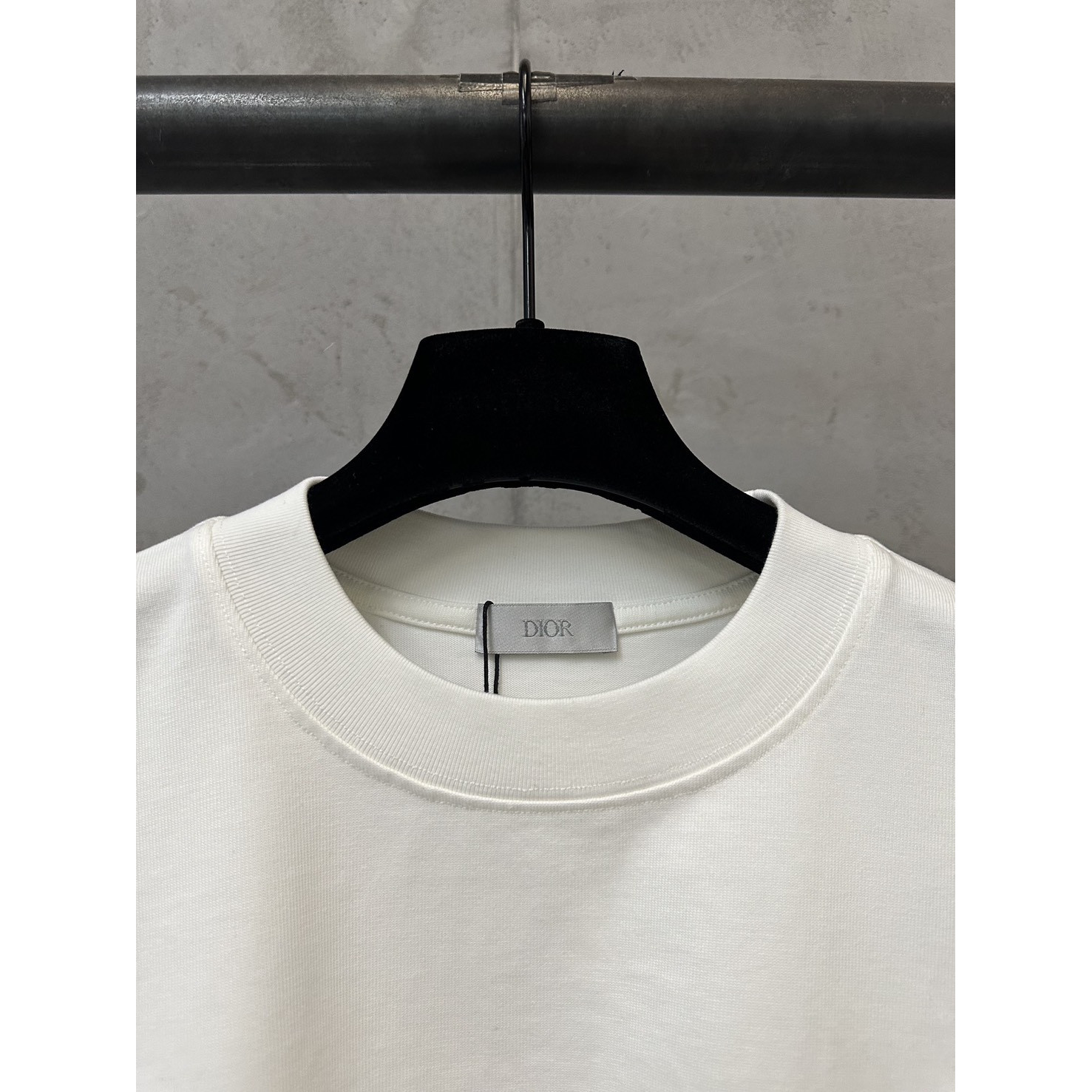 <p>Dior logo印花短袖T恤(白)</p>