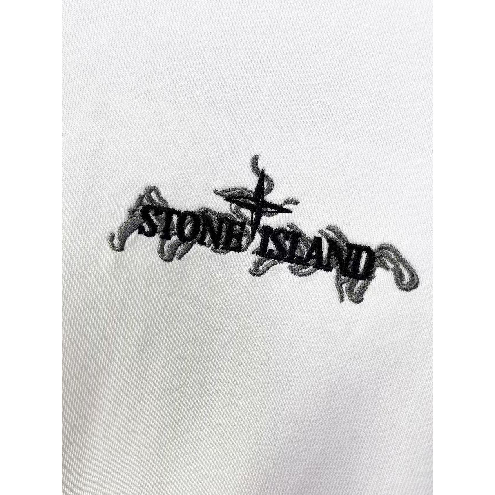 <p>Stone Island 圓領長袖T恤(白)</p>