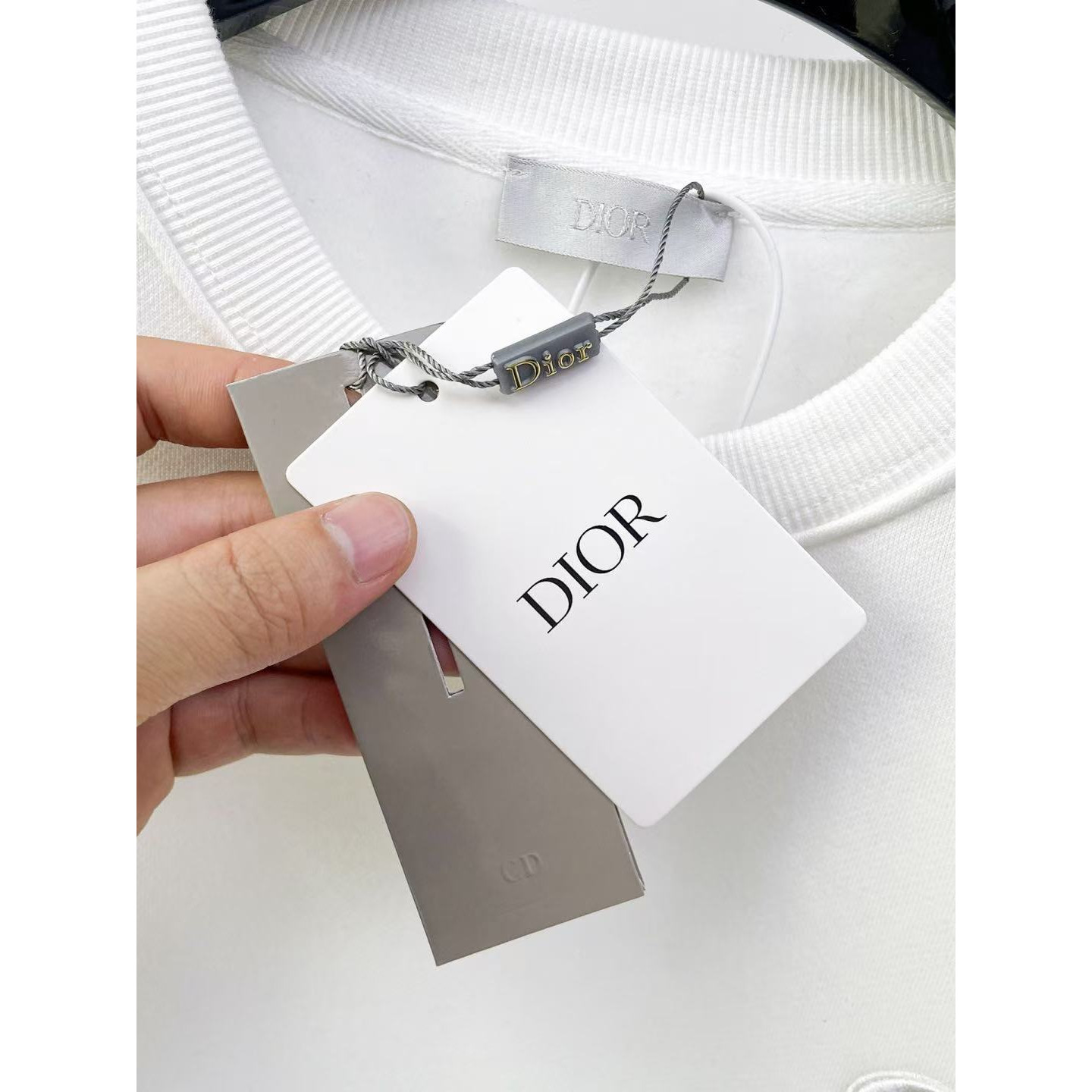 <p>DIOR 圆领卫衣(白)</p>
