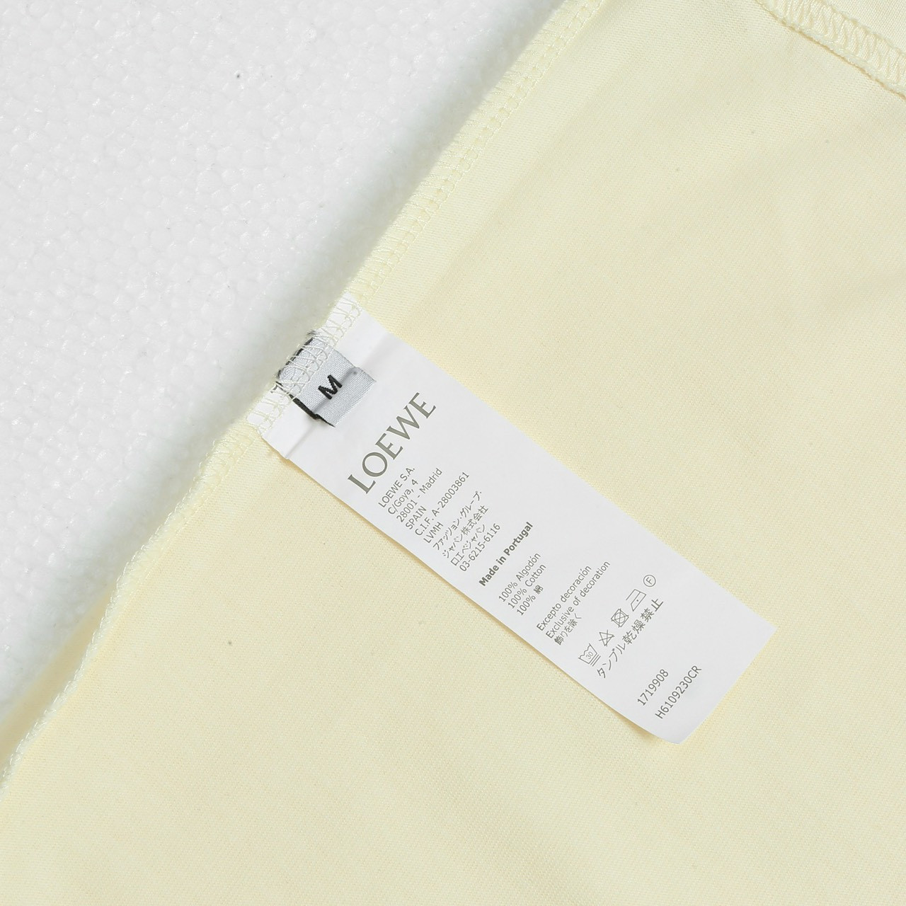 <p>LOEWE &nbsp;logo印花绣花短袖T恤(杏)</p>