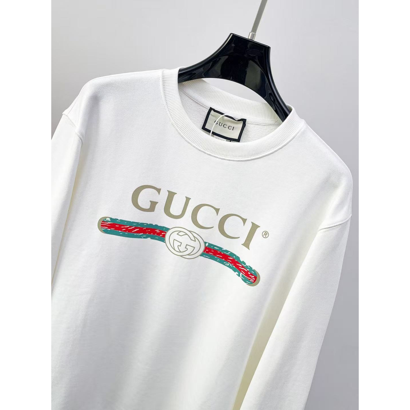 <p>GUCCI 圆领卫衣(白)</p>