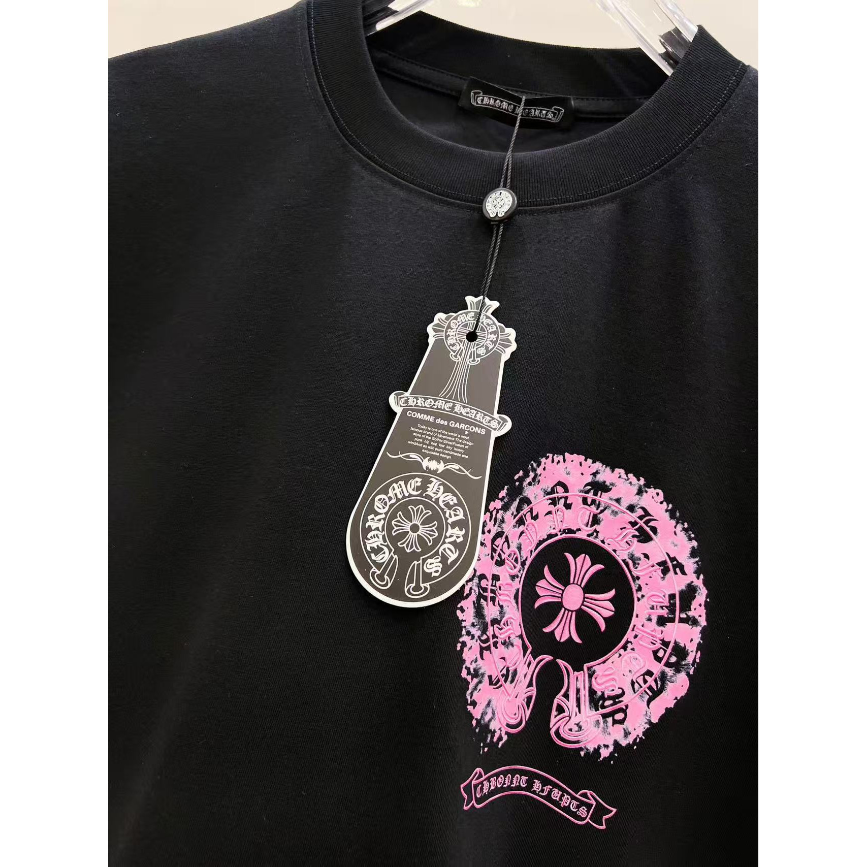 <p>CHROME HEARTS 短袖圆领T恤(黑)</p>