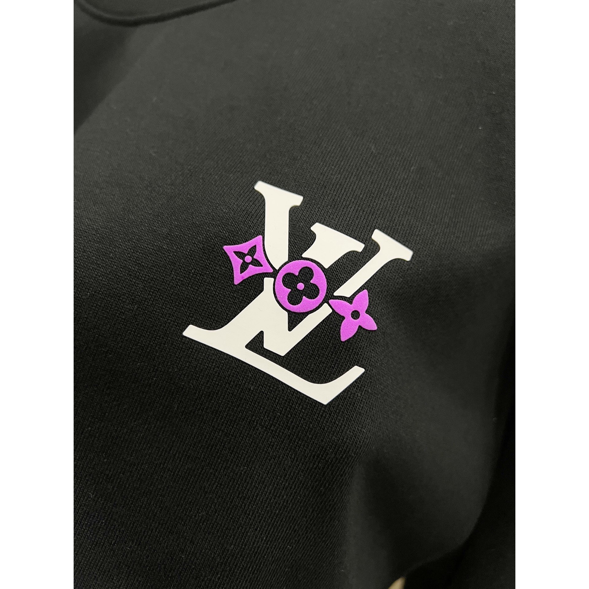<p>LV 圆领长袖卫衣(黑)</p>