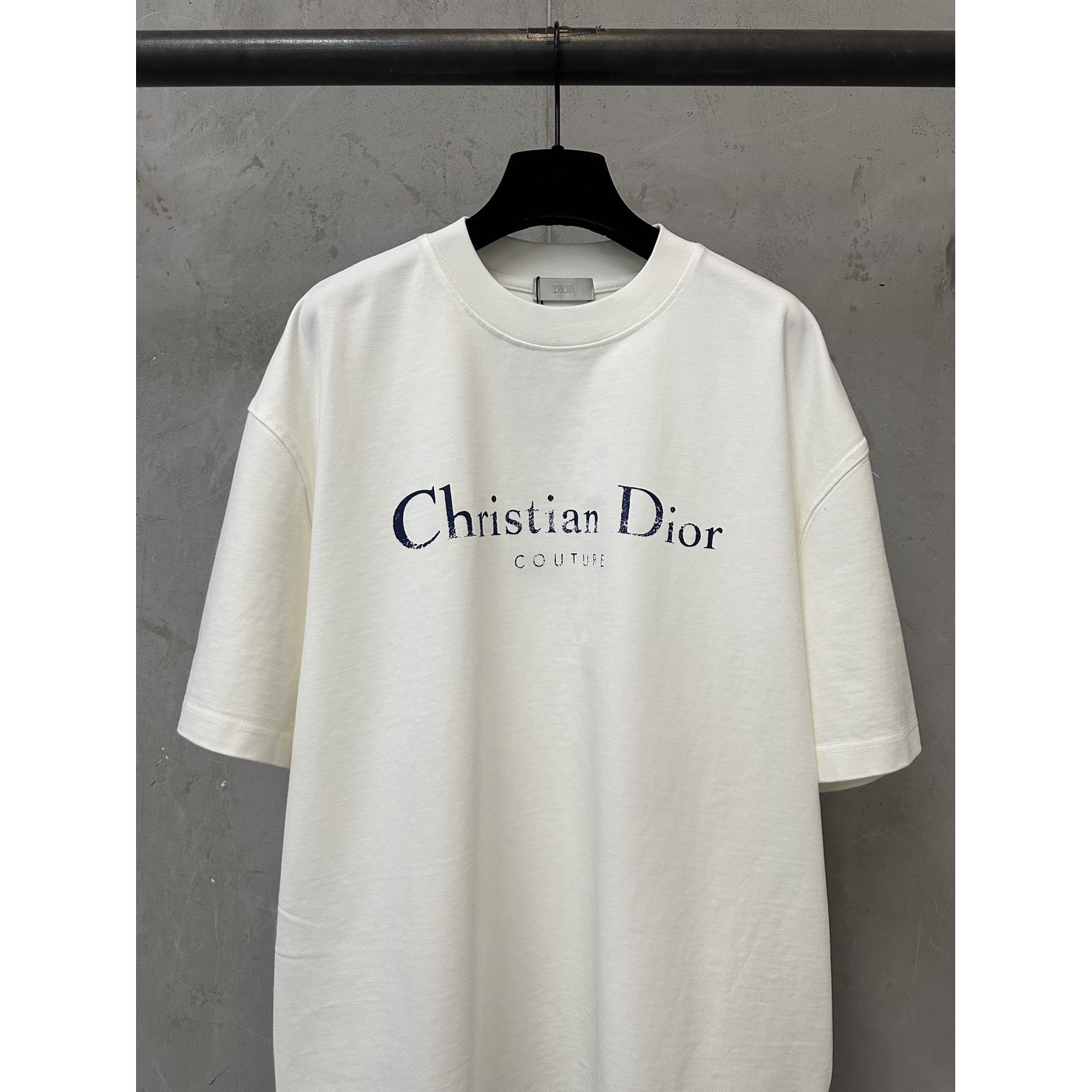 <p>Dior logo印花短袖T恤(白)</p>