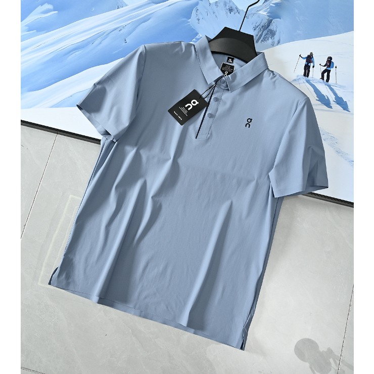 <p>ON 冰絲無痕速乾POLO衫(藍)</p>