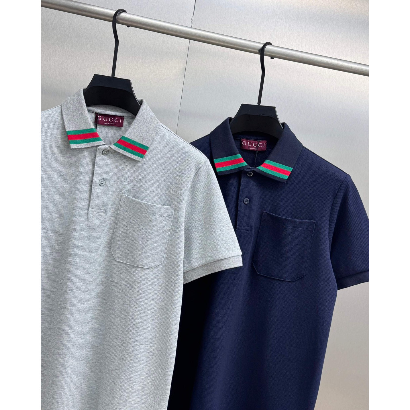 <p>GUCCI 短袖翻领polo衫(藏青)</p>