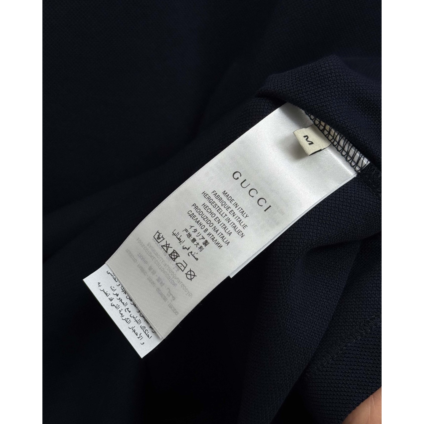 <p>GUCCI&nbsp;短袖翻领polo衫(藏青)</p>