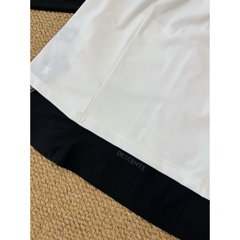 <p>DESCENTE 連帽防曬外套(白/黑)</p>