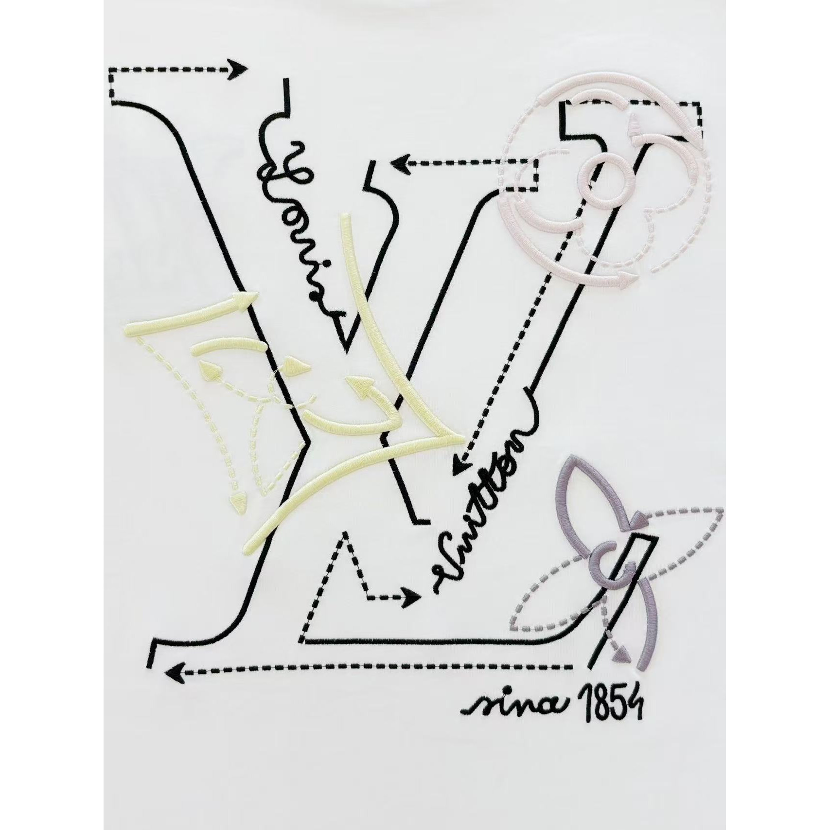 <p>LV&nbsp;短袖T恤(白)</p>