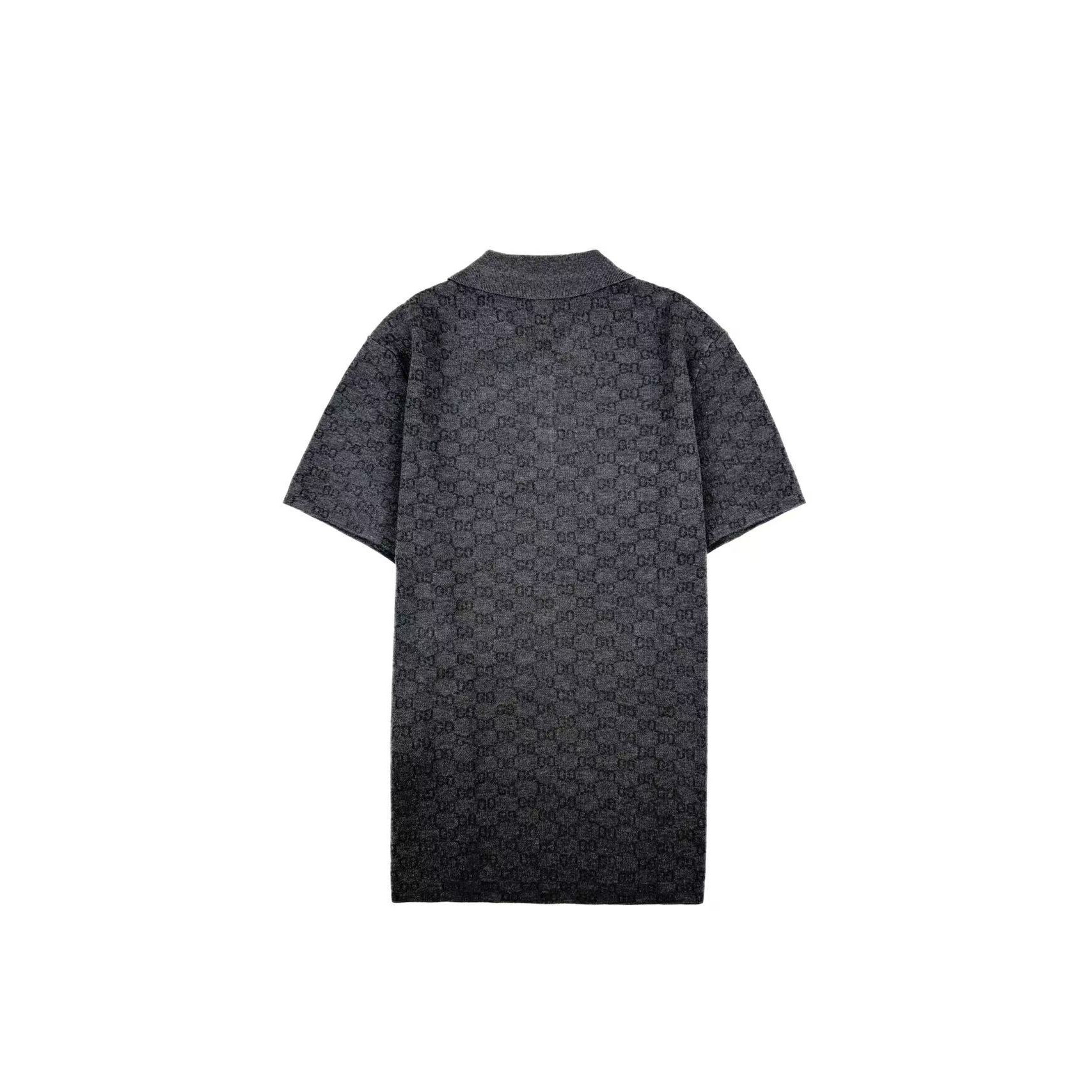 <p>GUCCI 羊毛真丝提花短袖毛衣(783040)</p>
