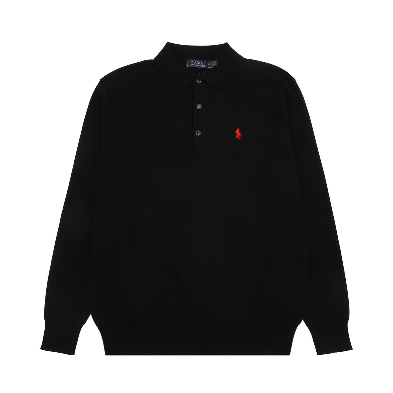 <p>RALPH LAUREN 战马标识针织羊毛POLO毛衣(黑)<br />
&nbsp;</p>