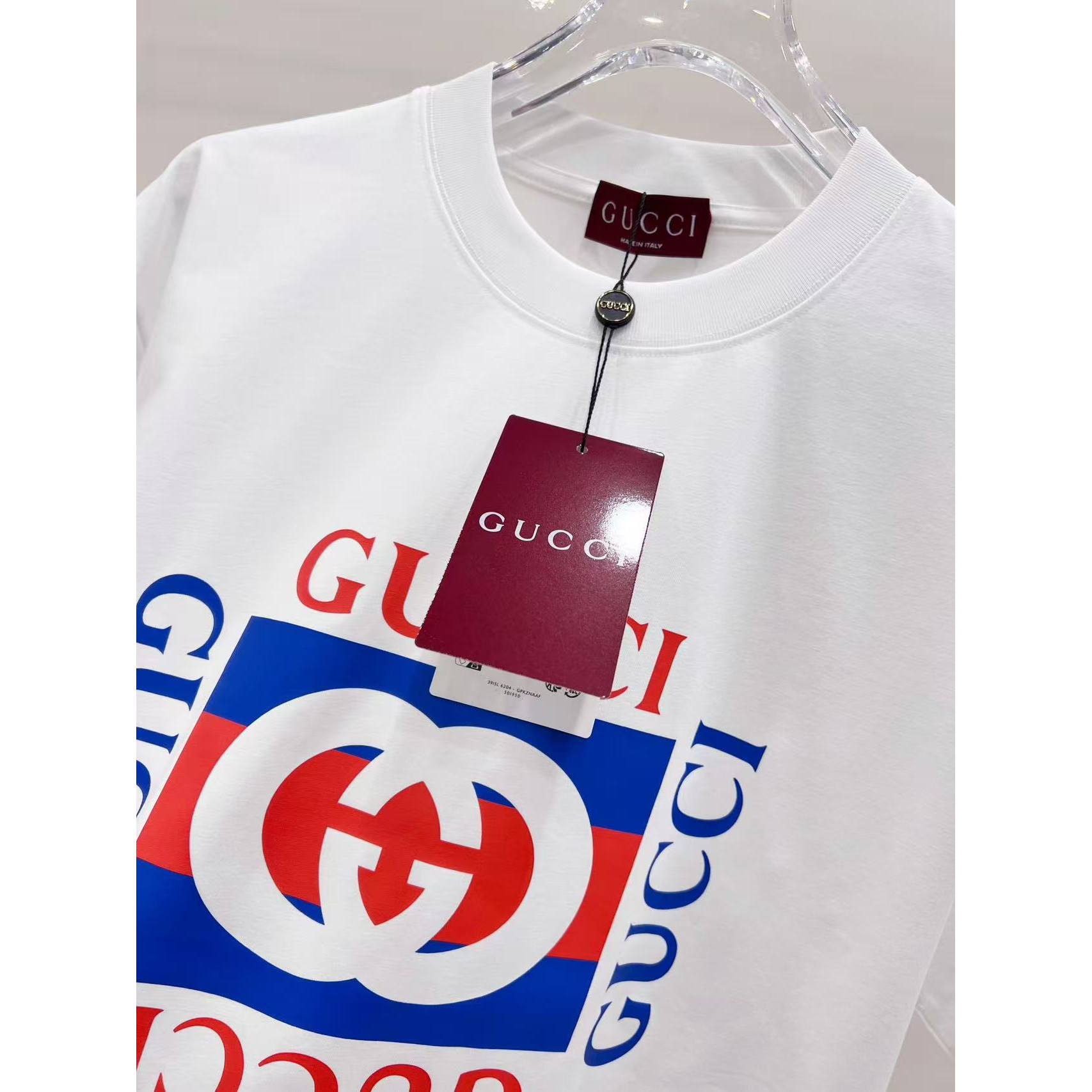 <p>GUCCI 短袖圆领T恤(白)</p>