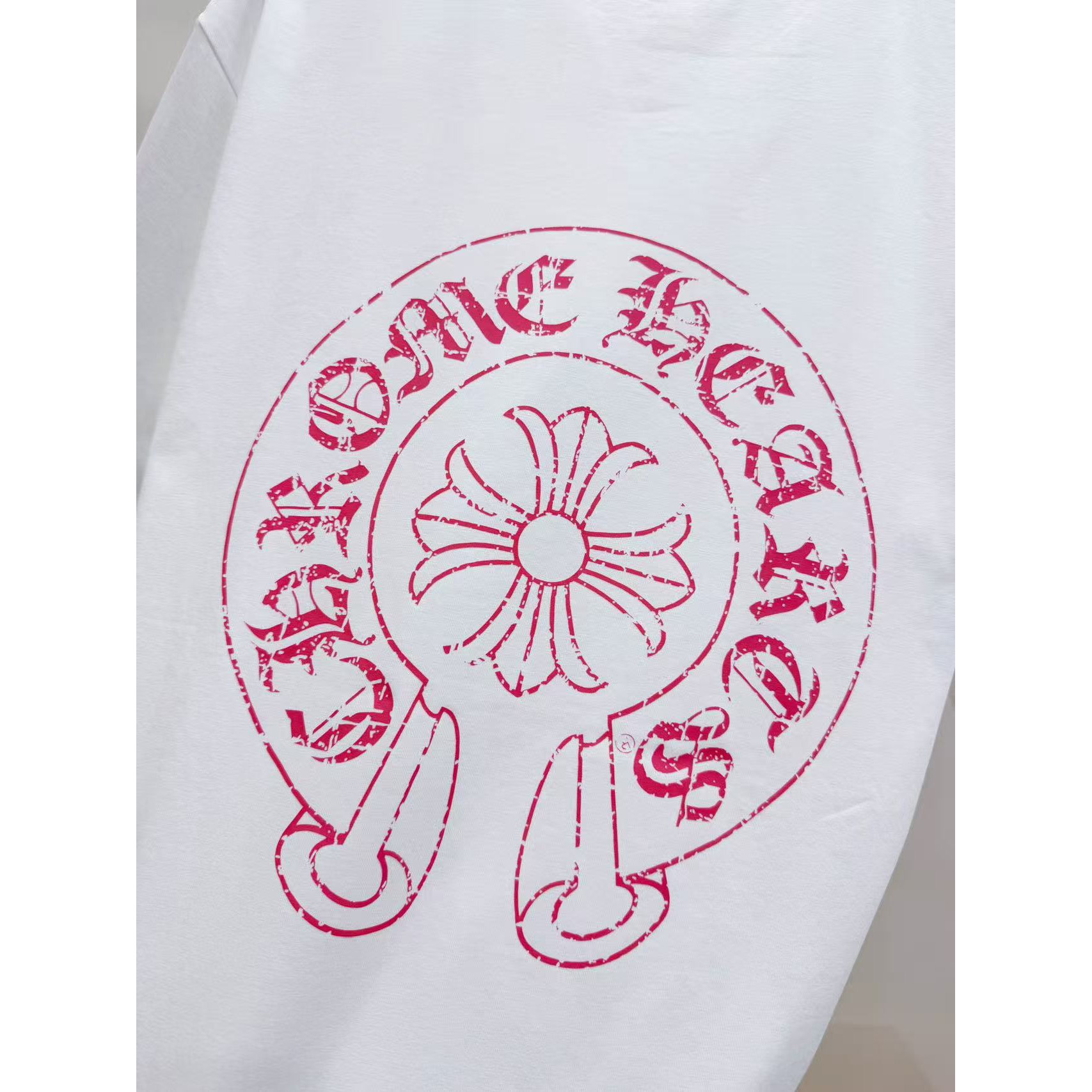 <p>CHROME HEARTS 印花logo短袖T恤(白)</p>