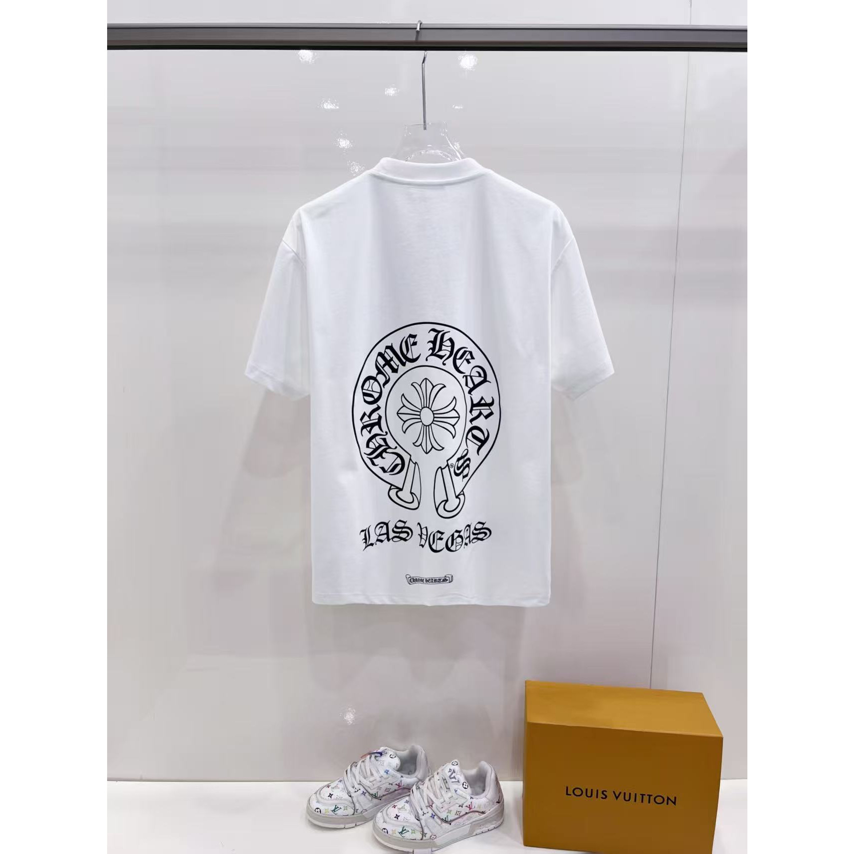 <p>CHROME HEARTS 短袖圆领T恤(白)</p>