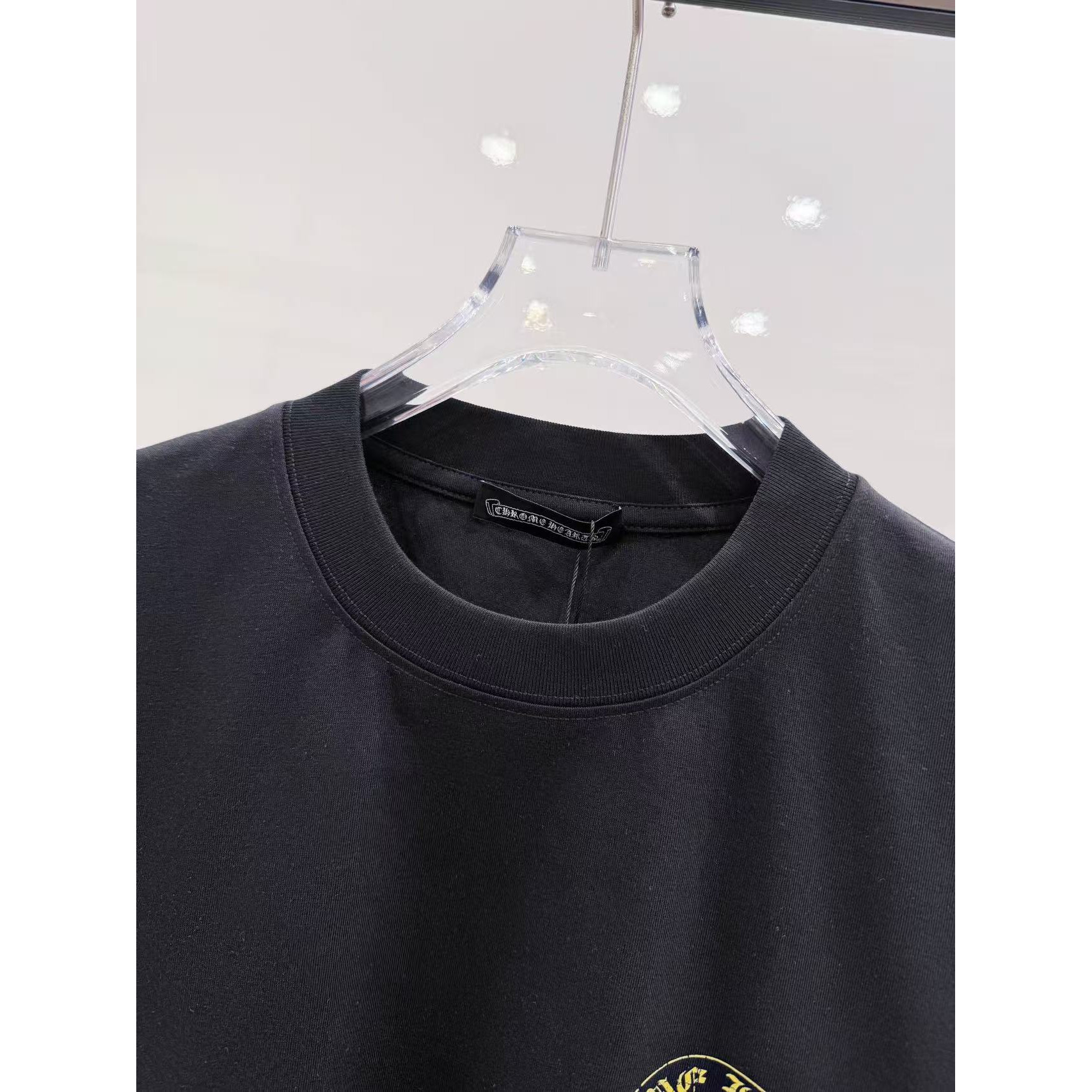 <p>CHROME HEARTS 印花logo短袖T恤(黑)</p>