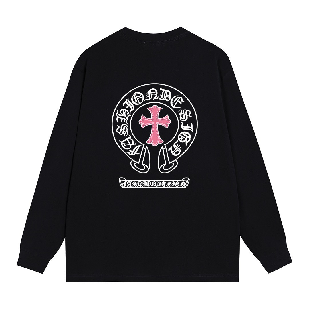 <p>CHROME HEARTS 长袖T恤(黑)</p>
