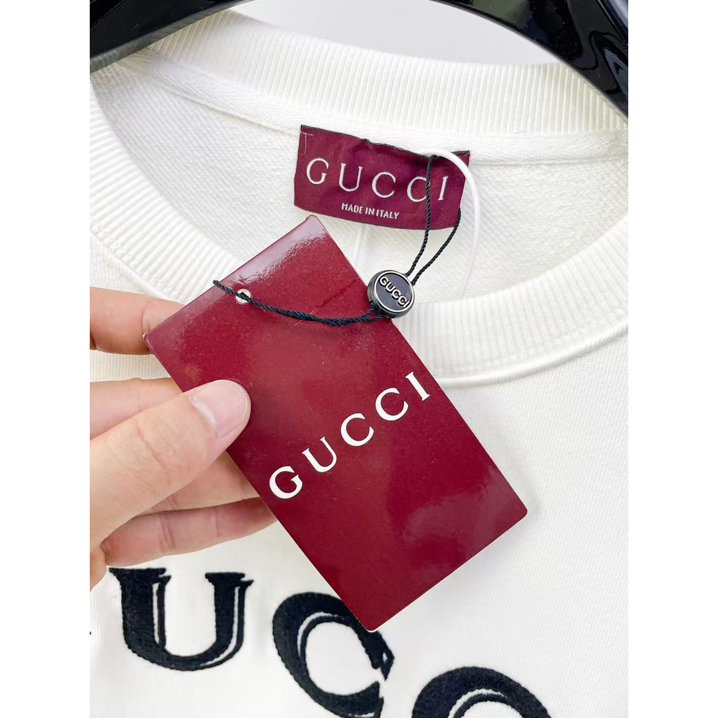 <p>GUCCI 圆领卫衣(白)</p>