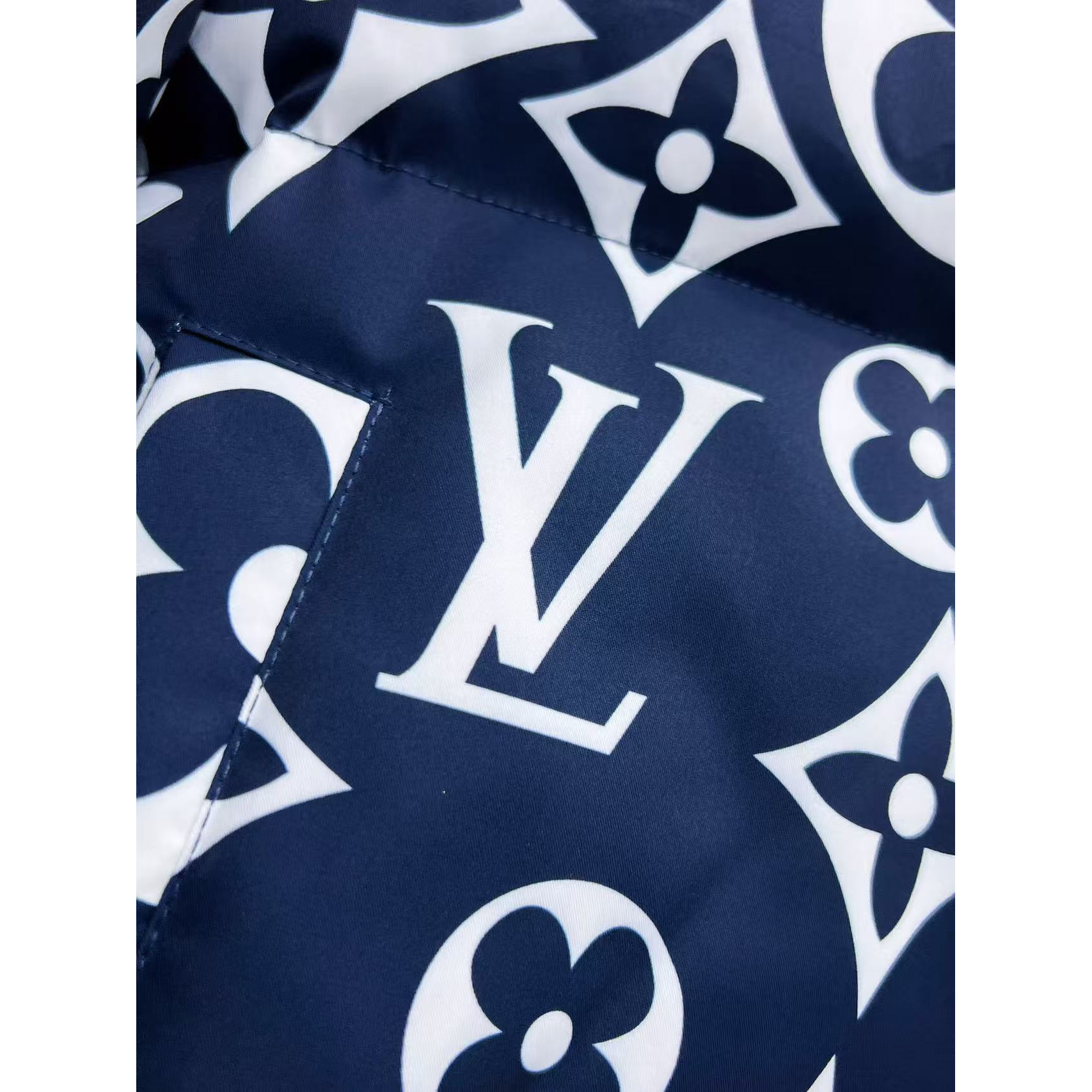 <p>LV 秋冬新款羽绒服(藍)</p>