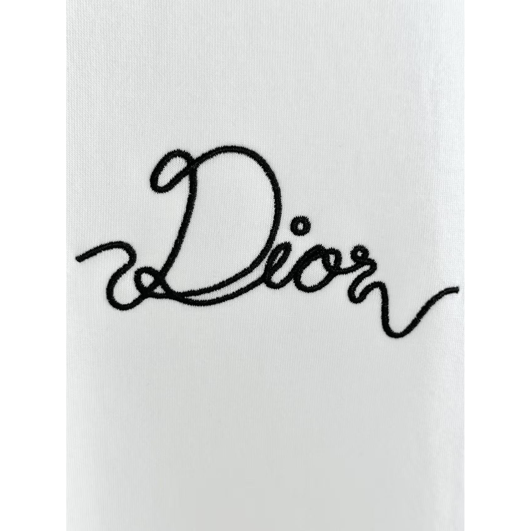 <p>DIOR 刺绣短袖T恤(白)</p>