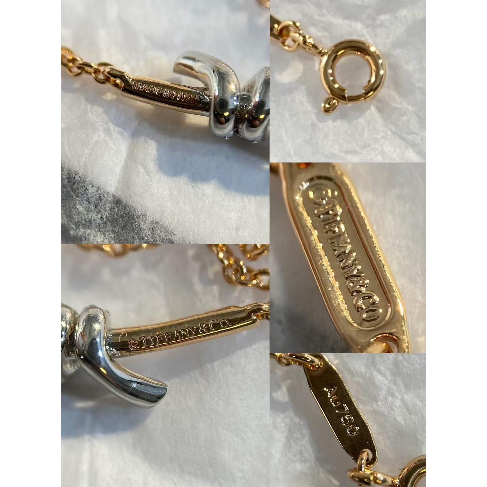 <p>Tiffany &amp; Co. 绳结带钻项链</p>