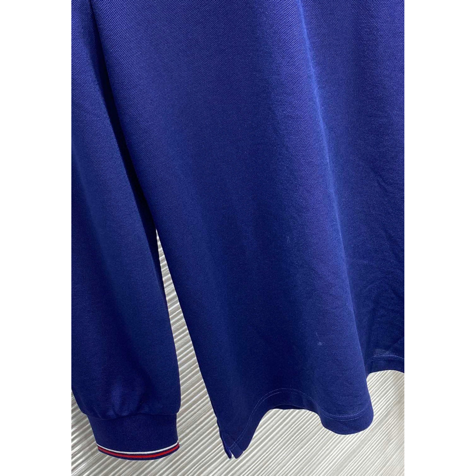 <p>MONCLER 立体徽标翻领长袖Polo衫(藍)</p>