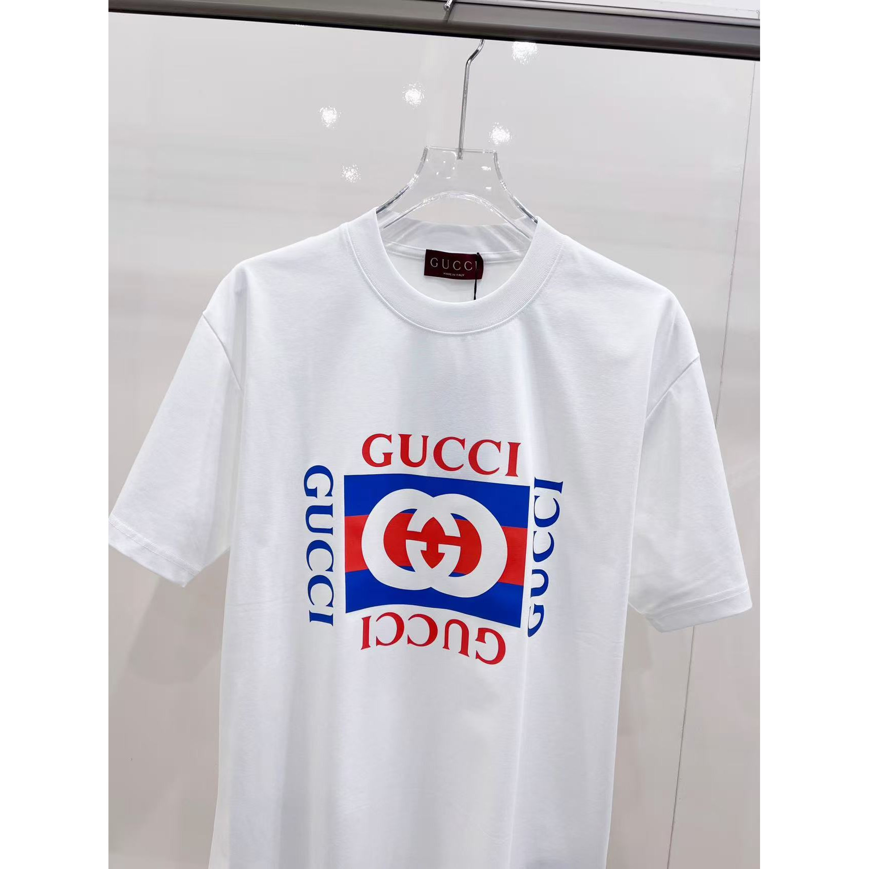 <p>GUCCI 短袖圆领T恤(白)</p>