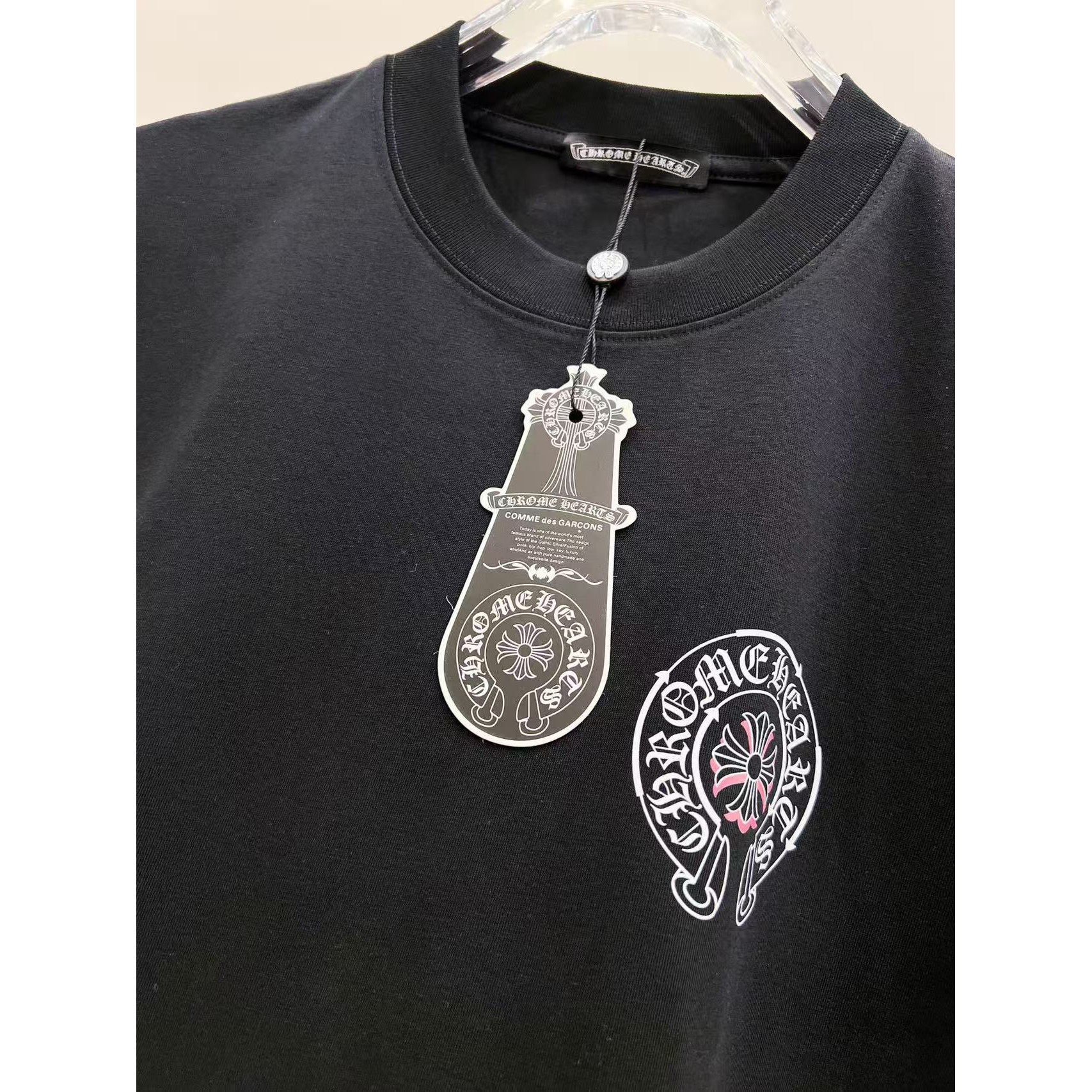 <p>CHROME HEARTS 短袖圆领T恤(黑)</p>