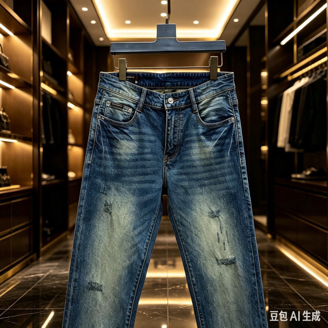 <p>D&amp;G&nbsp;欧洲专柜新款修身小直筒牛仔裤</p>