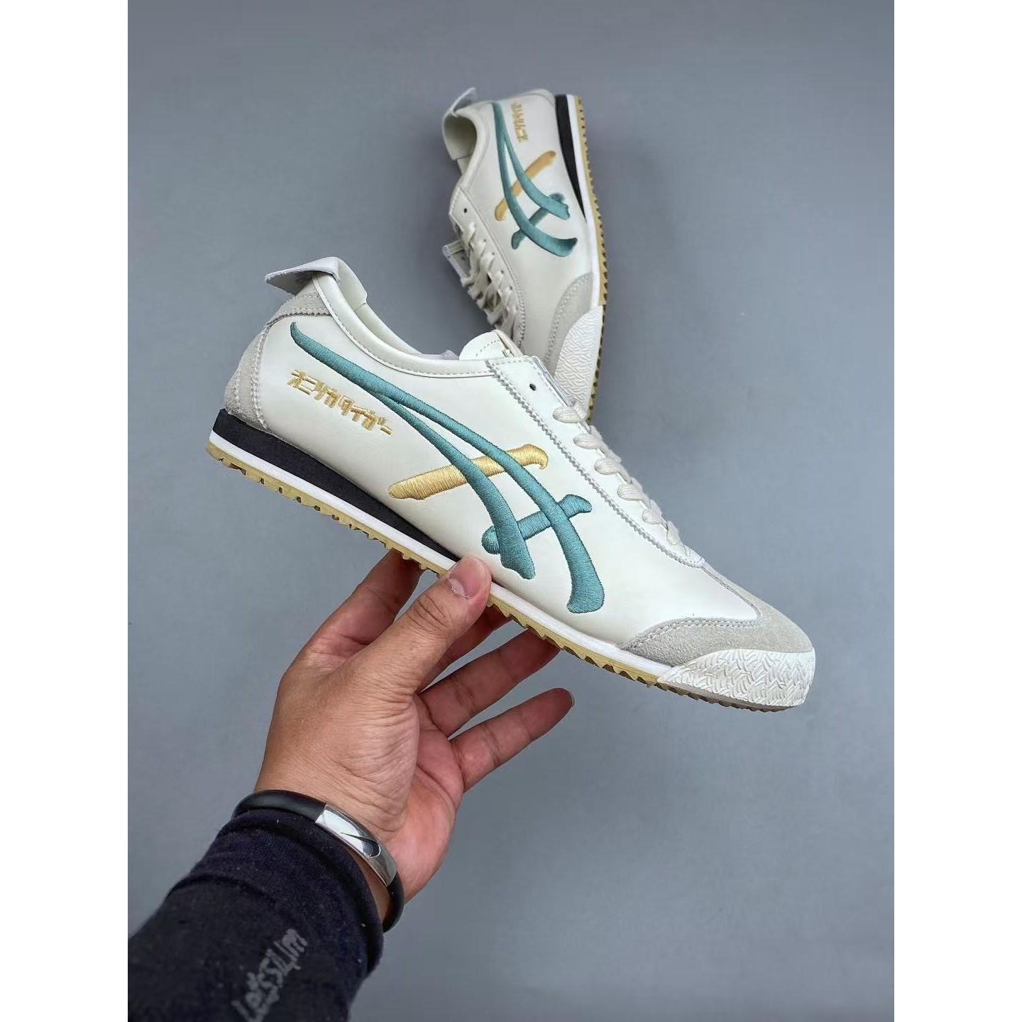 <p>ASICS 生活休闲鞋(白綠)&nbsp;</p>