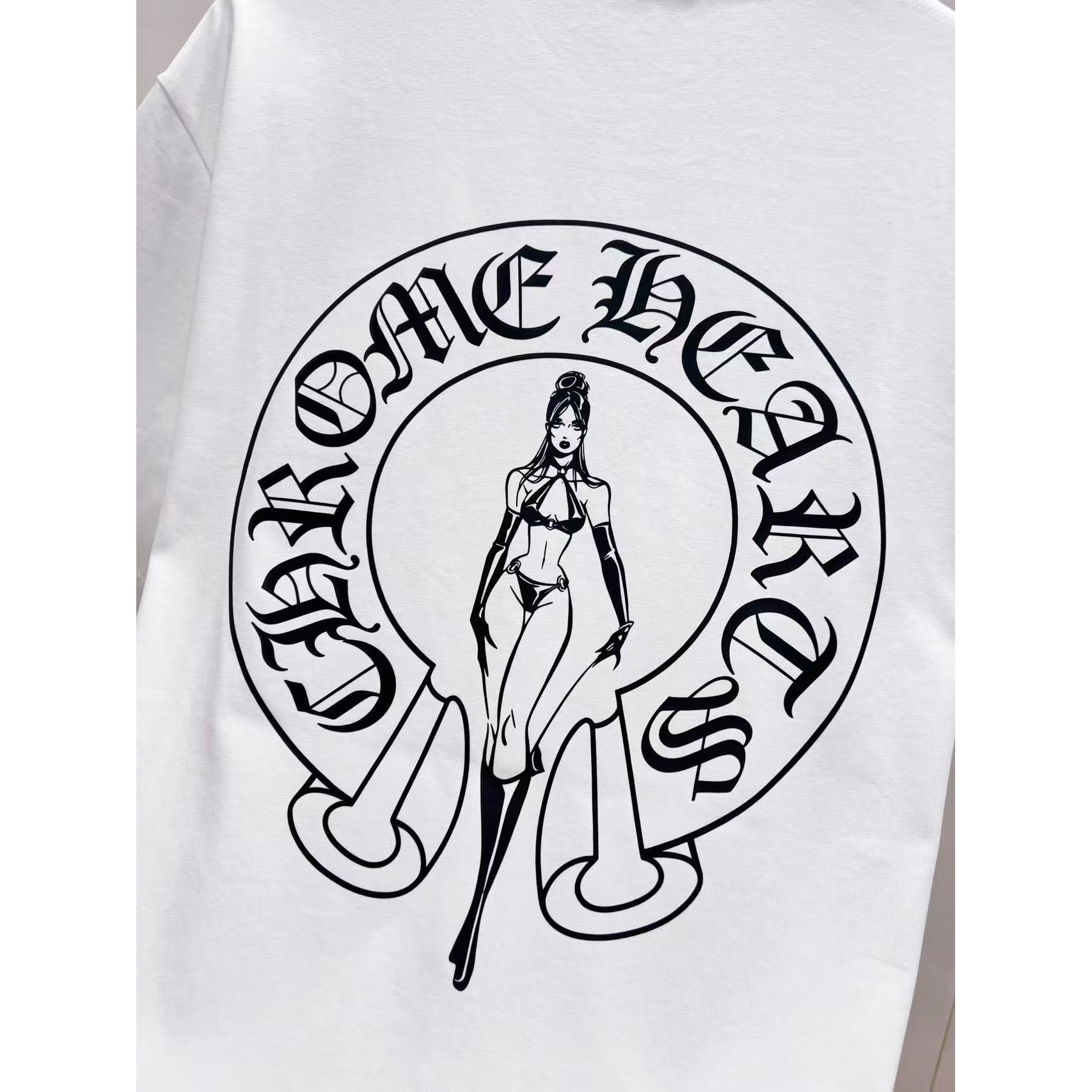 <p>CHROME HEARTS &amp; Deadly Doll 联名短袖(白)</p>