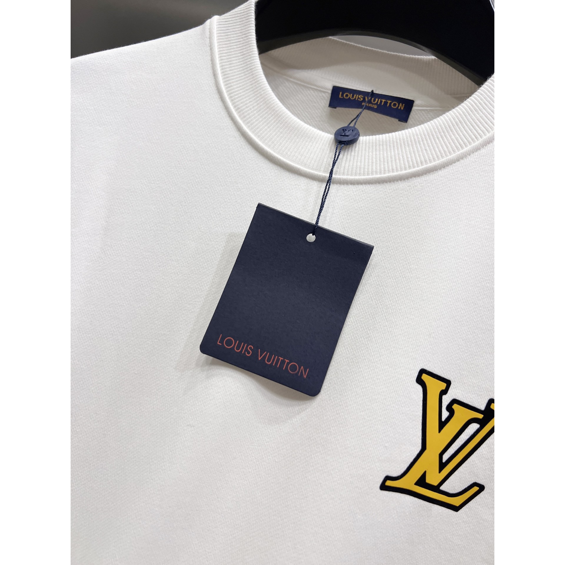 <p>LV 圆领长袖卫衣(白)</p>
