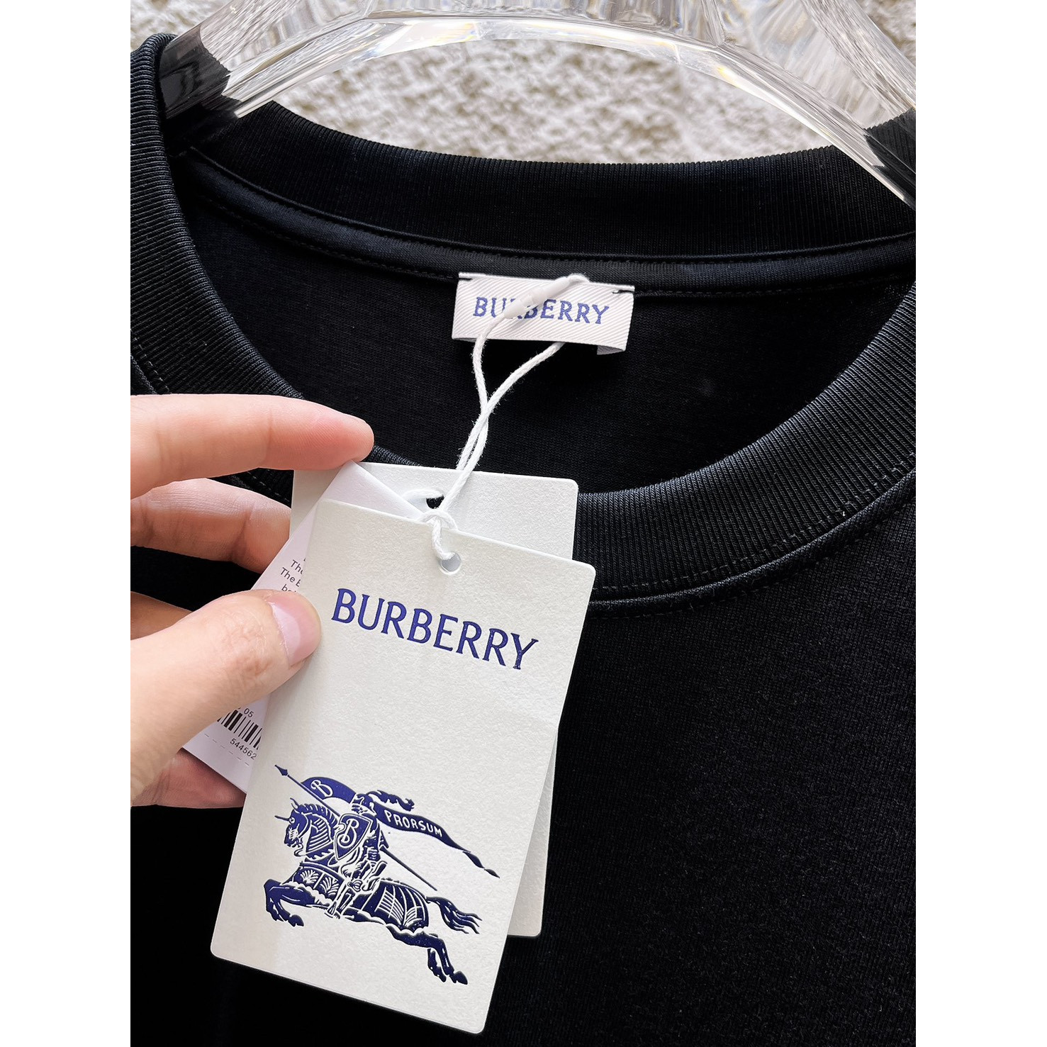 <p>BURBERRY 长袖T恤(黑)</p>
