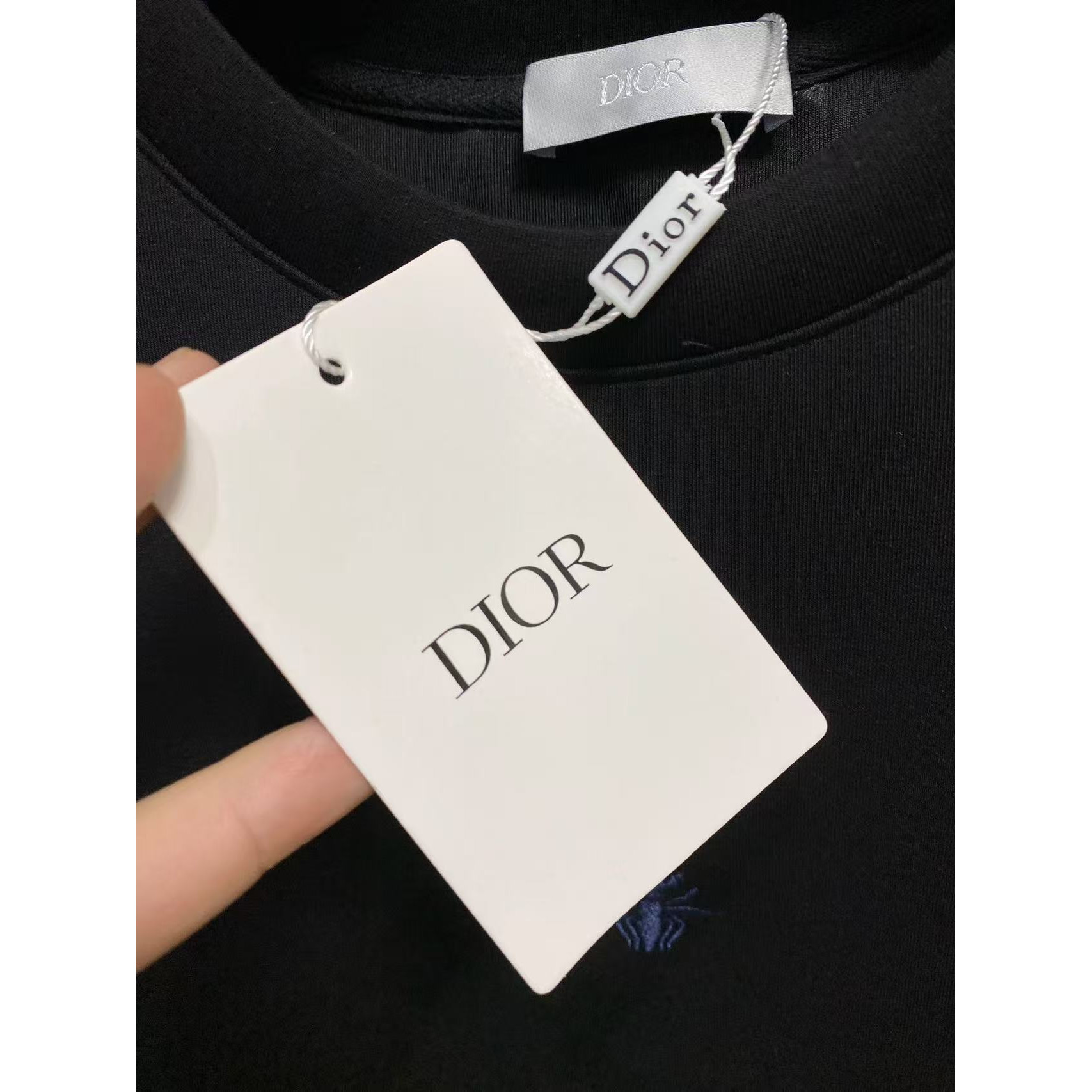 <p>DIOR 太空棉卫衣(黑)</p>