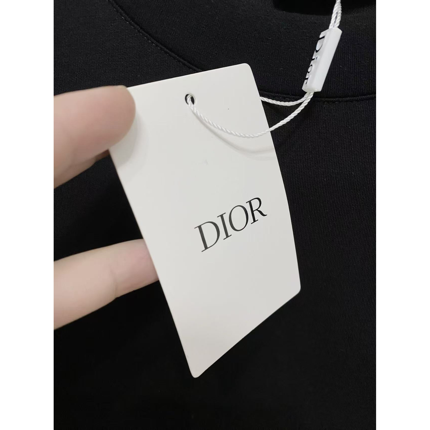 <p>DIOR 太空棉卫衣(黑)</p>