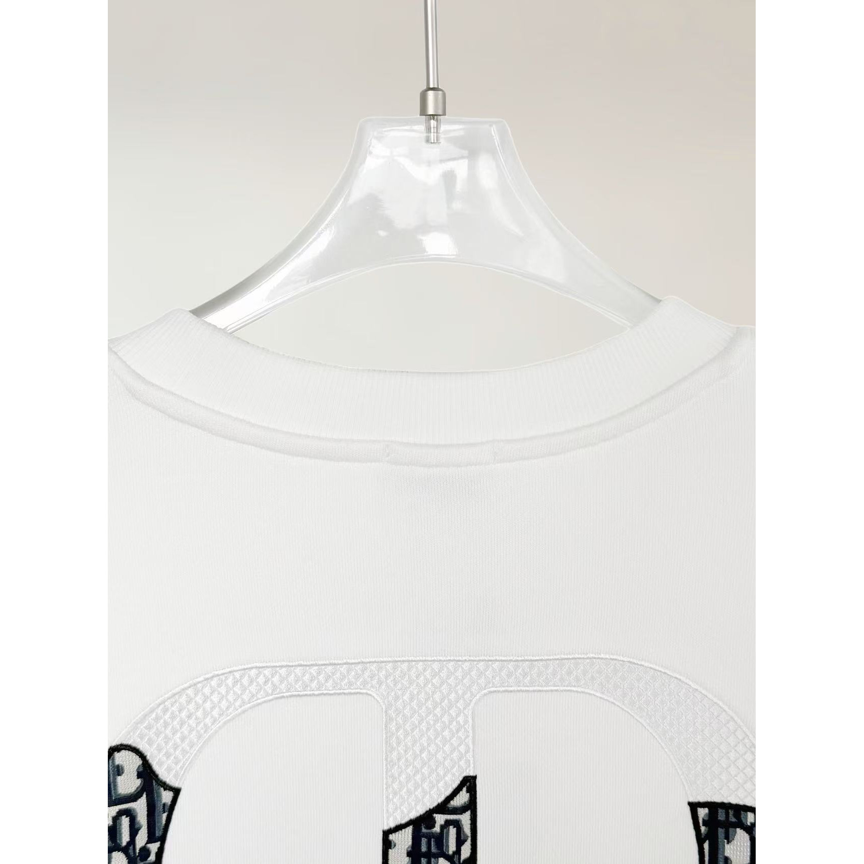 <p>DIOR&nbsp;刺绣圆领卫衣(白)</p>