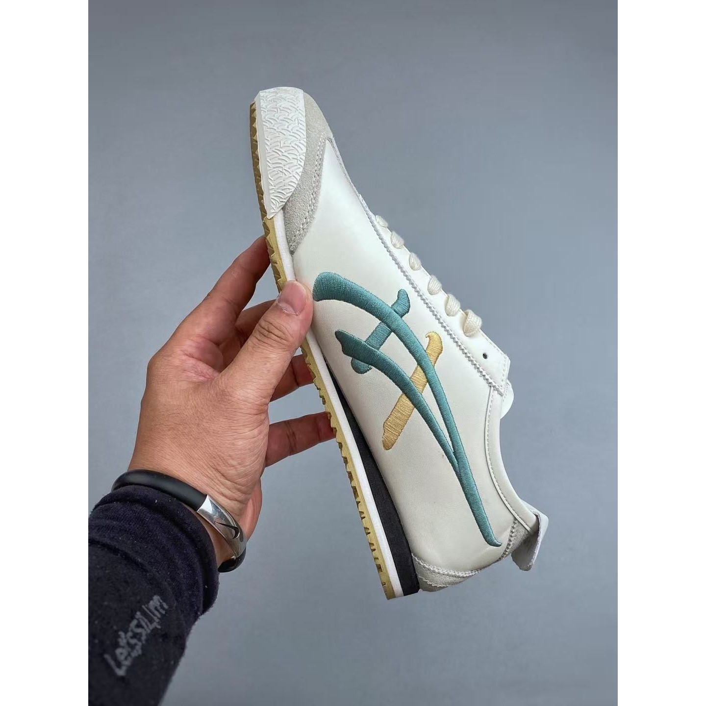 <p>ASICS 生活休闲鞋(白綠)&nbsp;</p>