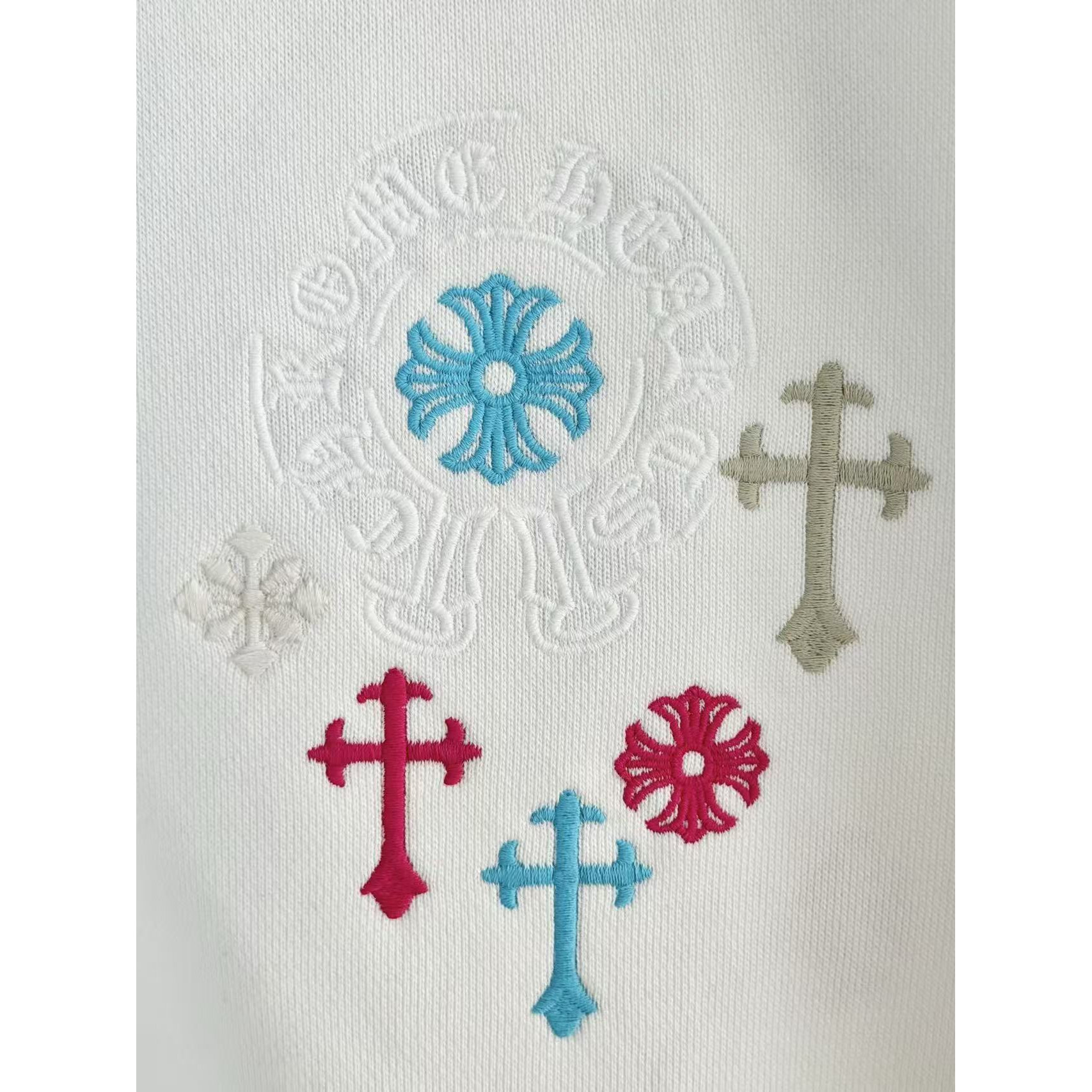 <p>CHROME HEARTS&nbsp;圆领卫衣(白)</p>