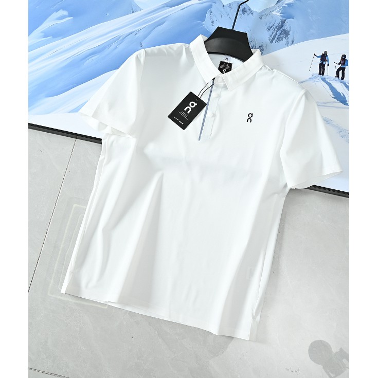 <p>ON 冰絲無痕速乾POLO衫(白)</p>